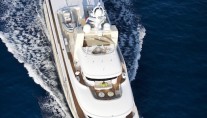 View from above at the E&E charter yacht 